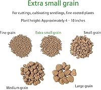 Vista 2 de Suelo japonés súper duro para bonsái Akadama – Grano extra pequeño (4 libras) Ideal para esquejes, cultivo de plántulas, plantas de raíces finas