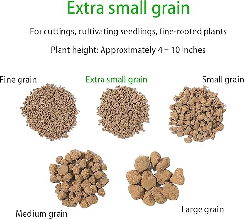 Miniatura 2 de Suelo japonés súper duro para bonsái Akadama  Grano extra pequeño (4 libras)  Ideal para esquejes, cultivo de plántulas, plantas de raíces finas