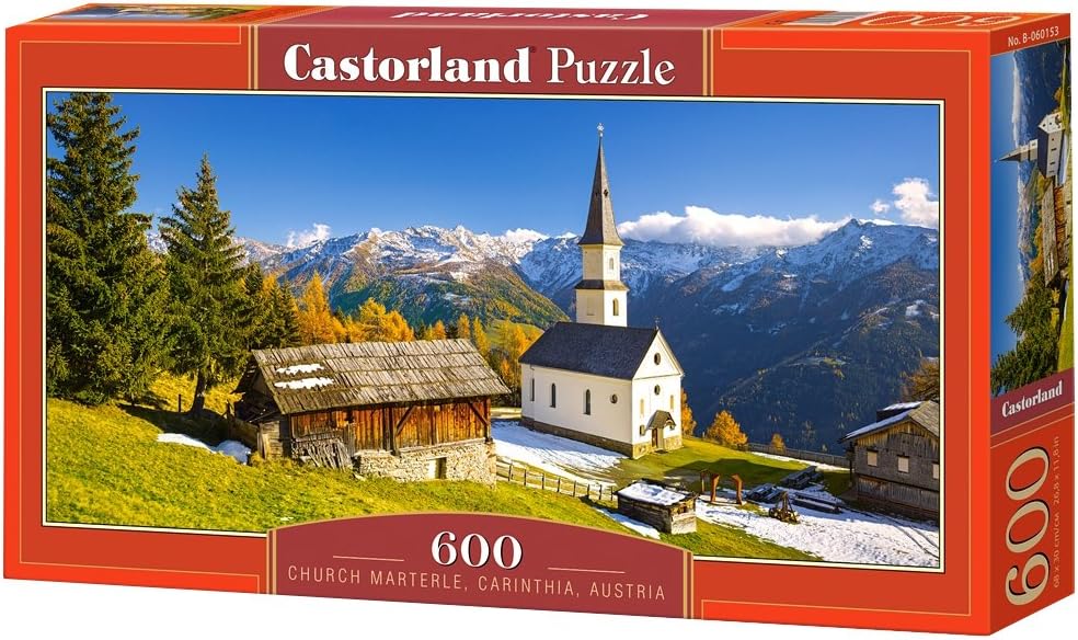 Castorland Puzzle Church Marterle, Carinthia, Austria 600 Pieces