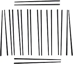 Ut Hashi 10 Pares Reutilizáveis para Comida Oriental Japonesa, Melanina, Ornamentado, Lavagem à Mão