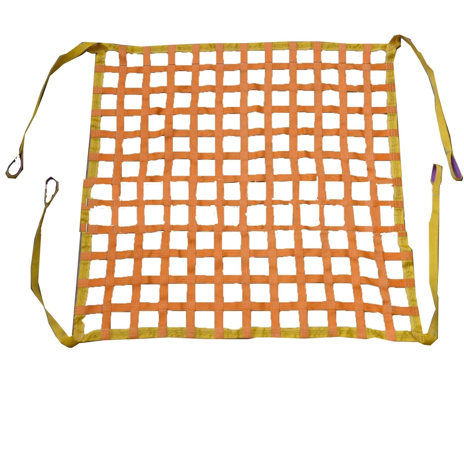 Red De Elevación Del Cargo - Malla Plana De Poliéster Para Eslingas, Robustas Correas De Transporte De Materiales De Carga, Red De Carga Elástica, Fuerte Capacidad De Carga ( Size : 1.5 X 1.5M/Mesh 10