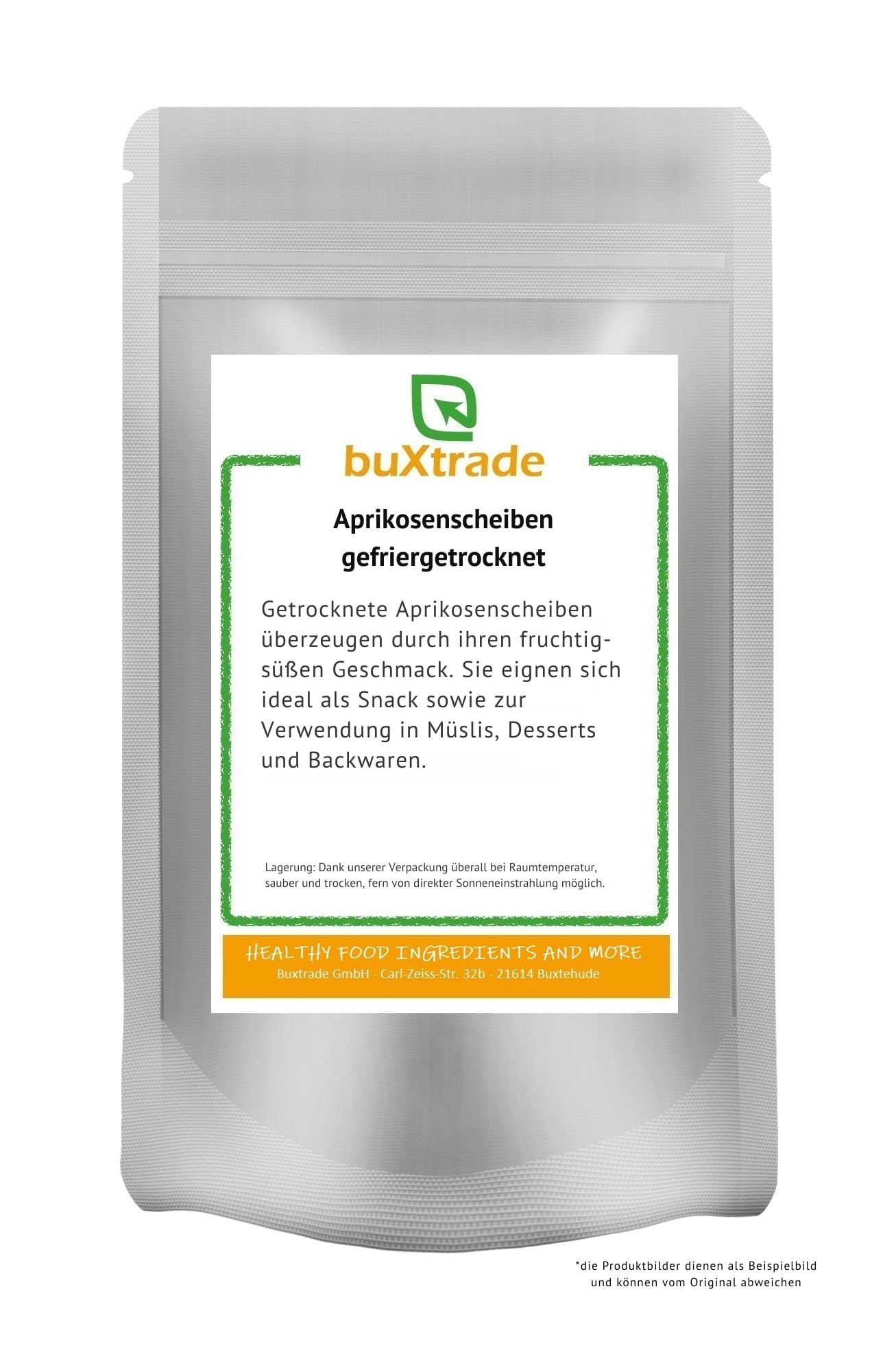 5 kg Gefriergetrocknete Aprikosenscheiben | Aprikosen | Trockenfrüchte | Steinobst | Buxtrade