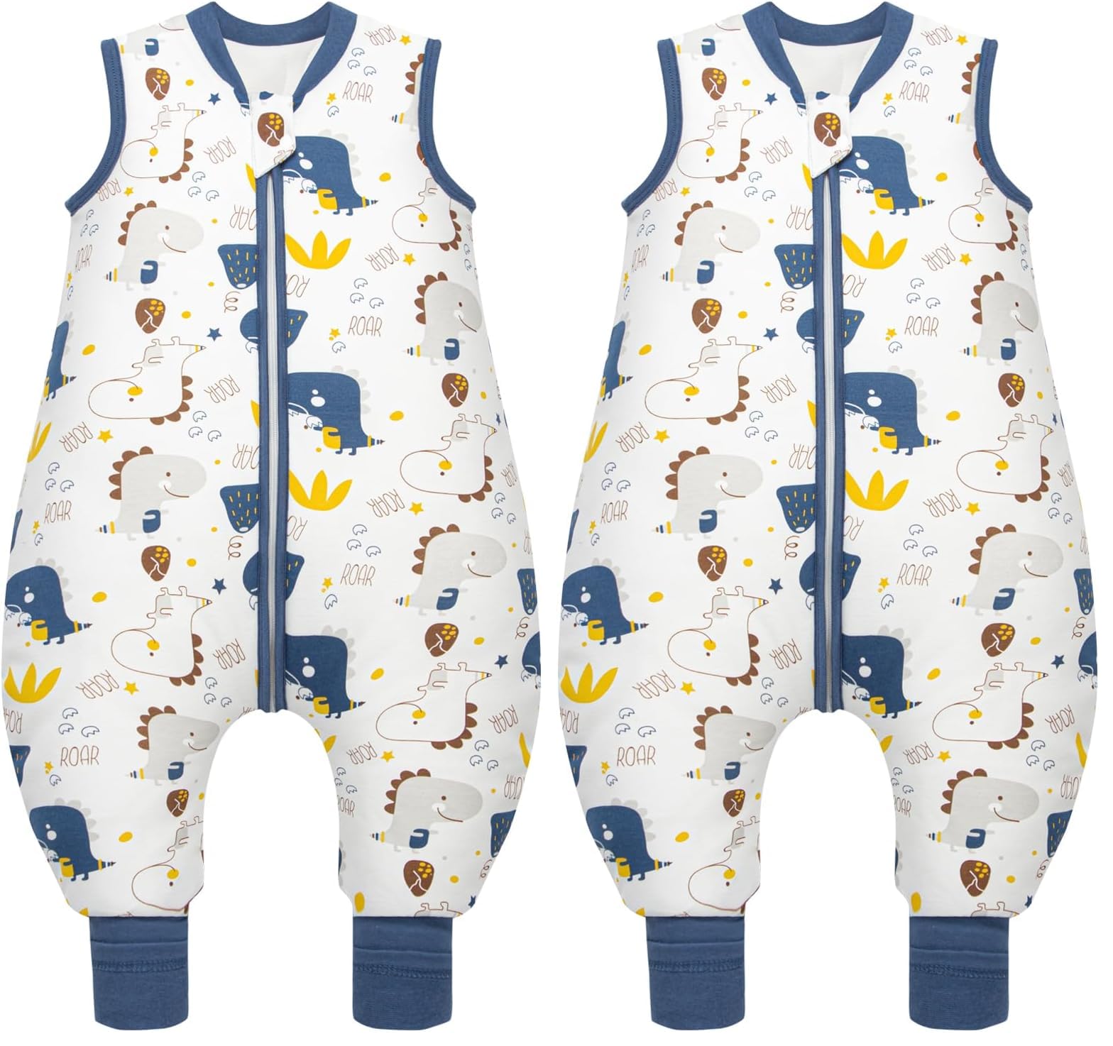 Gigoteuse d'hiver pour Bébé avec Pieds 2,5 Tog 75-85cm/6-18 Mois (Lot de 2)