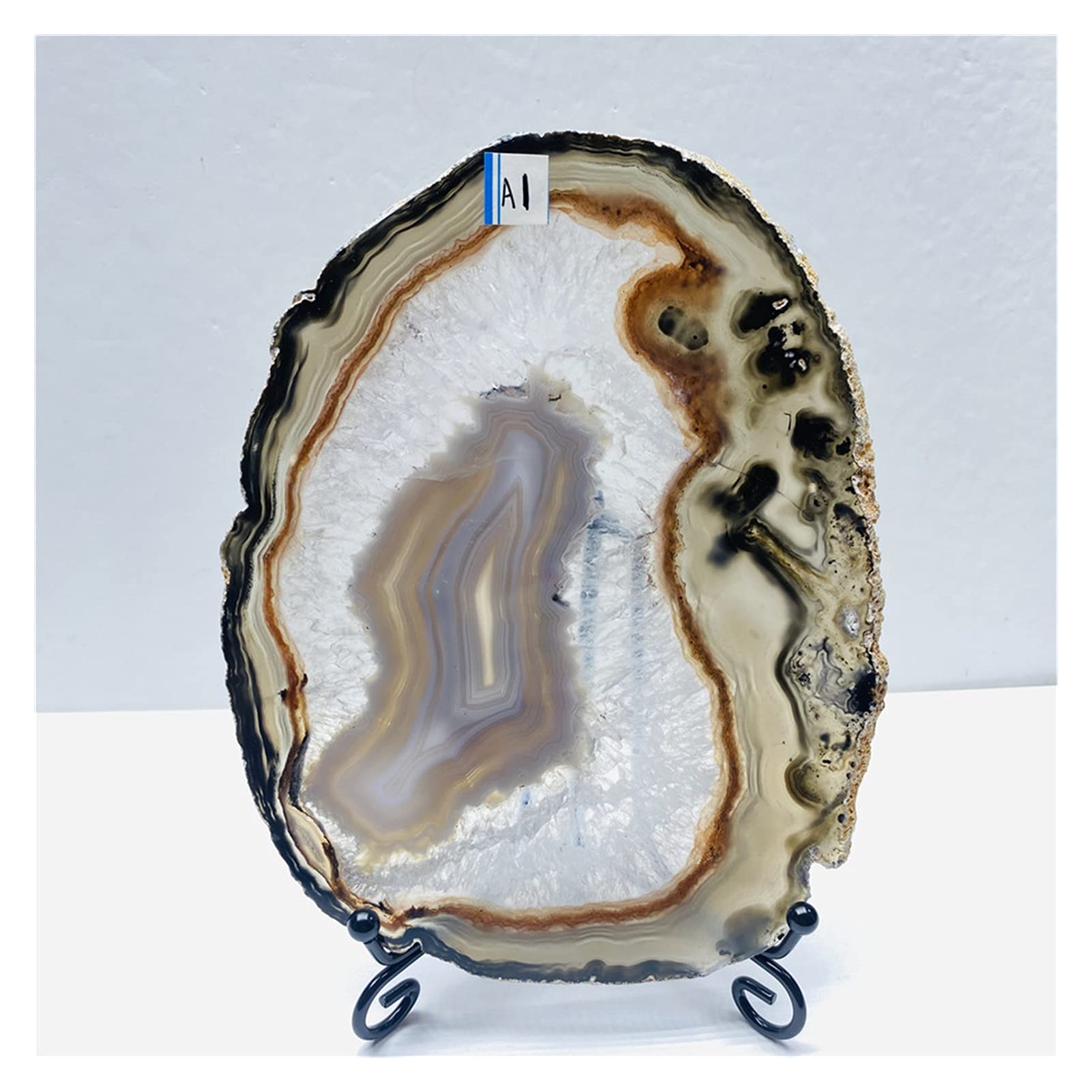 Cristal naturel brut d'agate idée cadeau originale pour passionné de minéraux