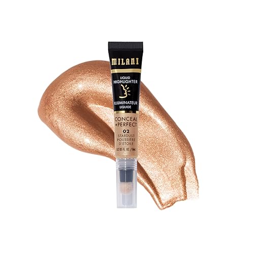 Milani Resaltador líquido Conceal + Perfect para mayor brillo, colección de estiramiento facial - Stardust
