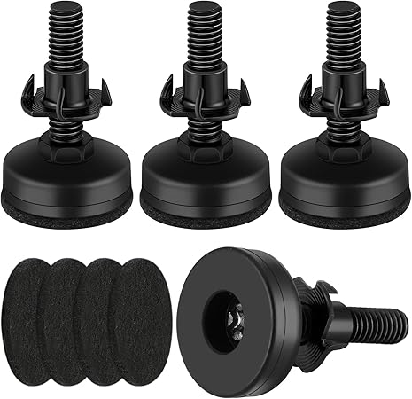 Amazon.com: Zonon 4 Pack Cabinet Leveling Feet Adjustable Table ...