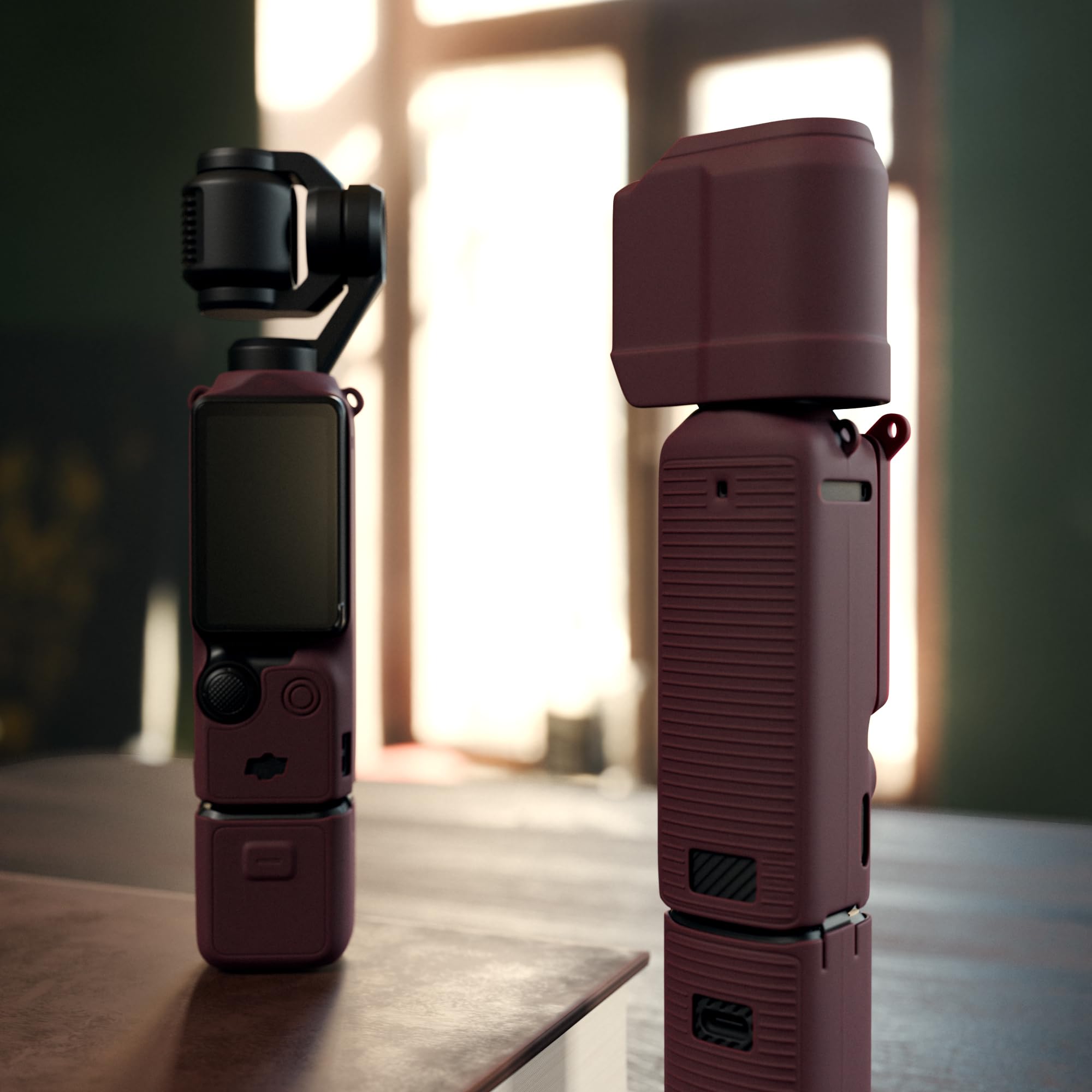 Funda protectora para cámara DJI Osmo Pocket 3 / Xtra Muse, funda de silicona suave con protección de pantalla y micrófono, antiarañazos, accesorios de piel ajustados para Pocket 3/Xtra