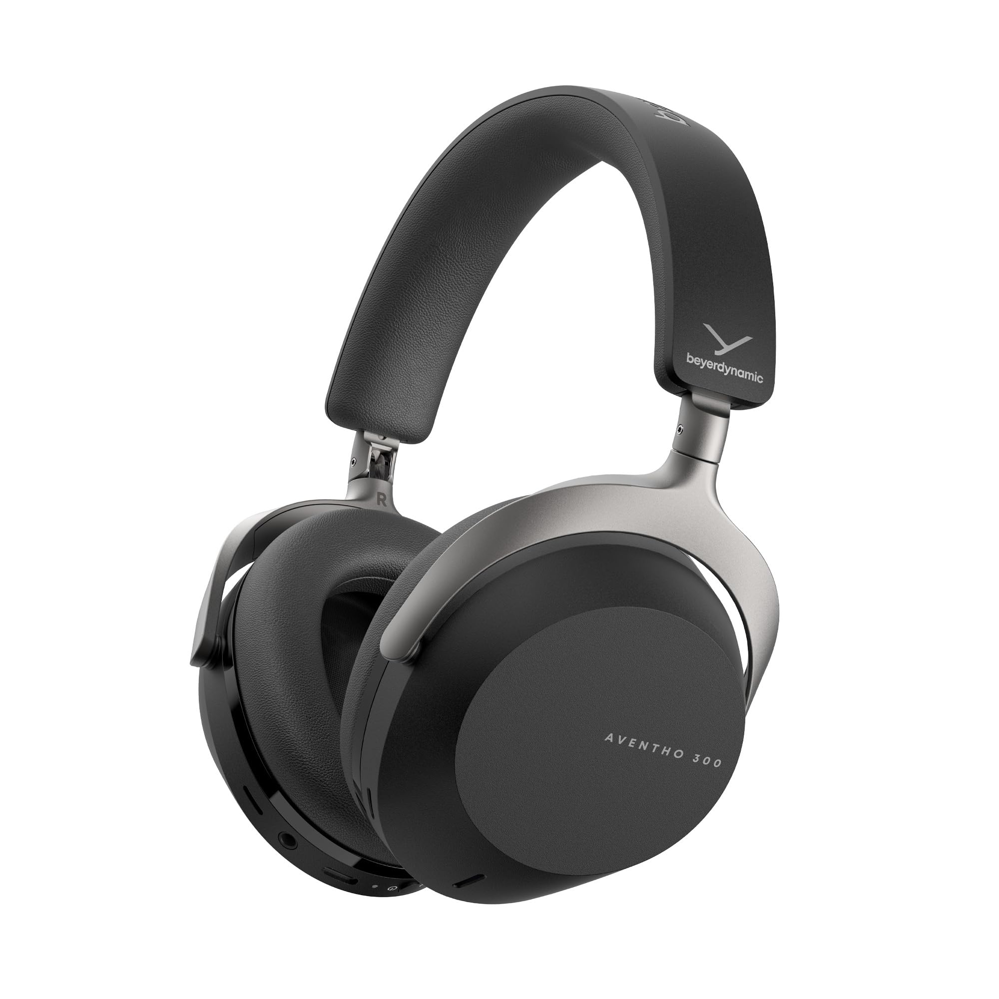 beyerdynamic AVENTHO 300 Cuffie senza fili con cancellazione del rumore - 50 ore di durata della batteria, Bluetooth® 5.4, con STELLAR.45, in nero - nuovo aggiornamento disponibile tramite app