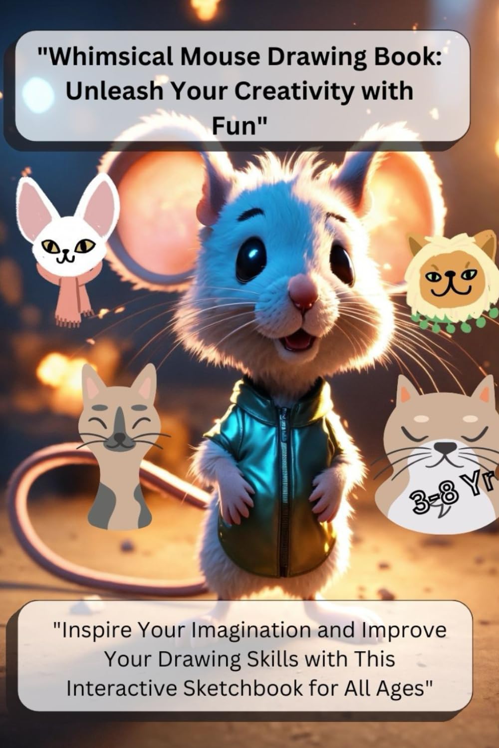 Cahier de dessin de souris interactif pour perfectionner ses techniques de croquis