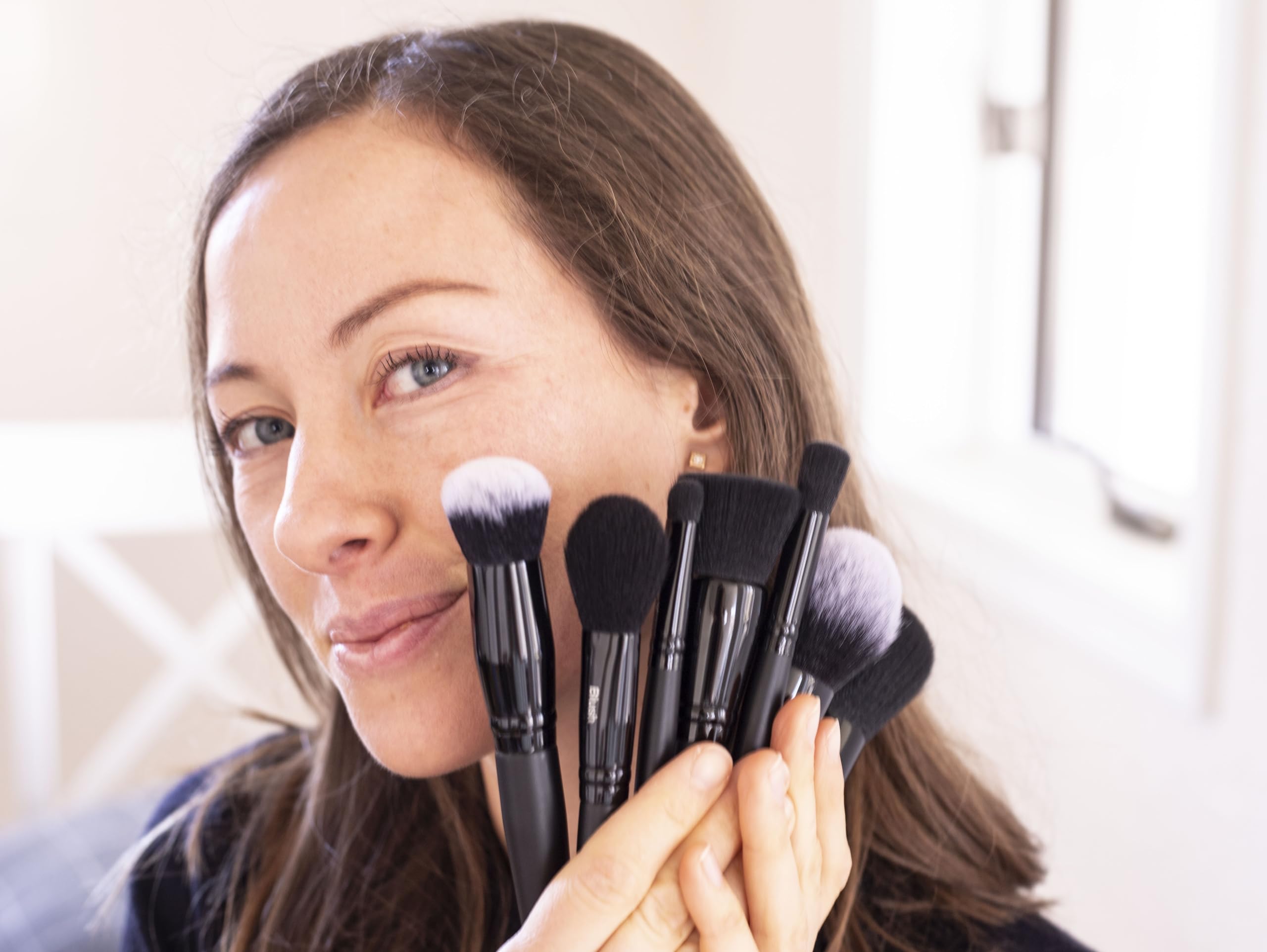 Amazon.com: 18-Pc Makeup Brush Set - Professional Makeup Brushes