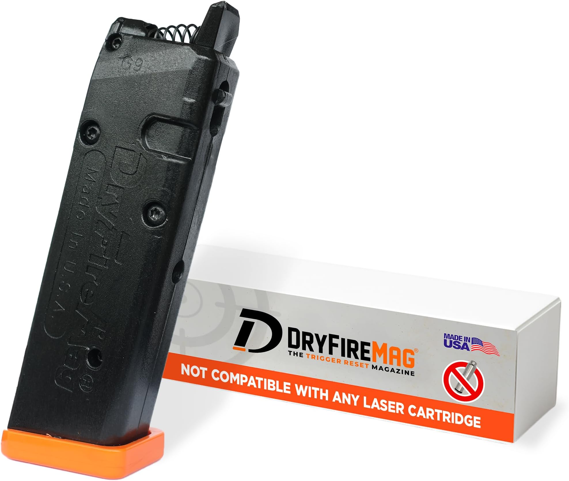DRYFIREMAG Dry Fire Training Compatible with G17, 19, 22, 23, 26, 27, 31, 32, 33, 34, 35, 37, 38, 39, 44, 45, 47, 49 | Not Compatible with Laser Cartridges, 10/45 or Aftermarket Parts