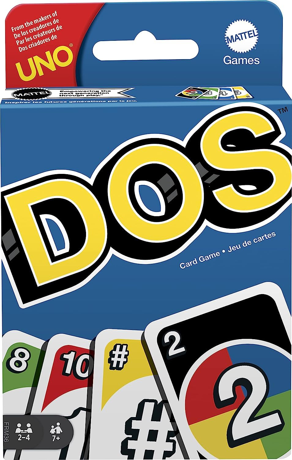 Mattel Uno Dos - Gioco di carte (confezione da 3)