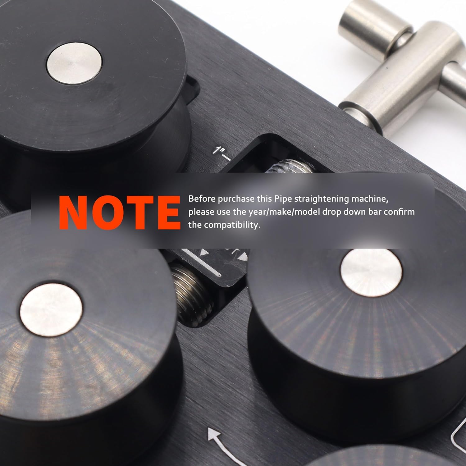 Tubing/Brake Line Straightener Compatible with 3/16" - 1.0" Diameters, Fuel Line, Soft Aluminum, and Copper Tubing