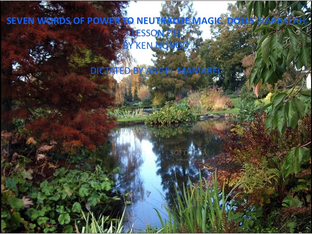 SEVEN WORDS OF POWER TO NEUTRALIZE MAGIC DOLLS (KABBALAH LESSON 21 ...