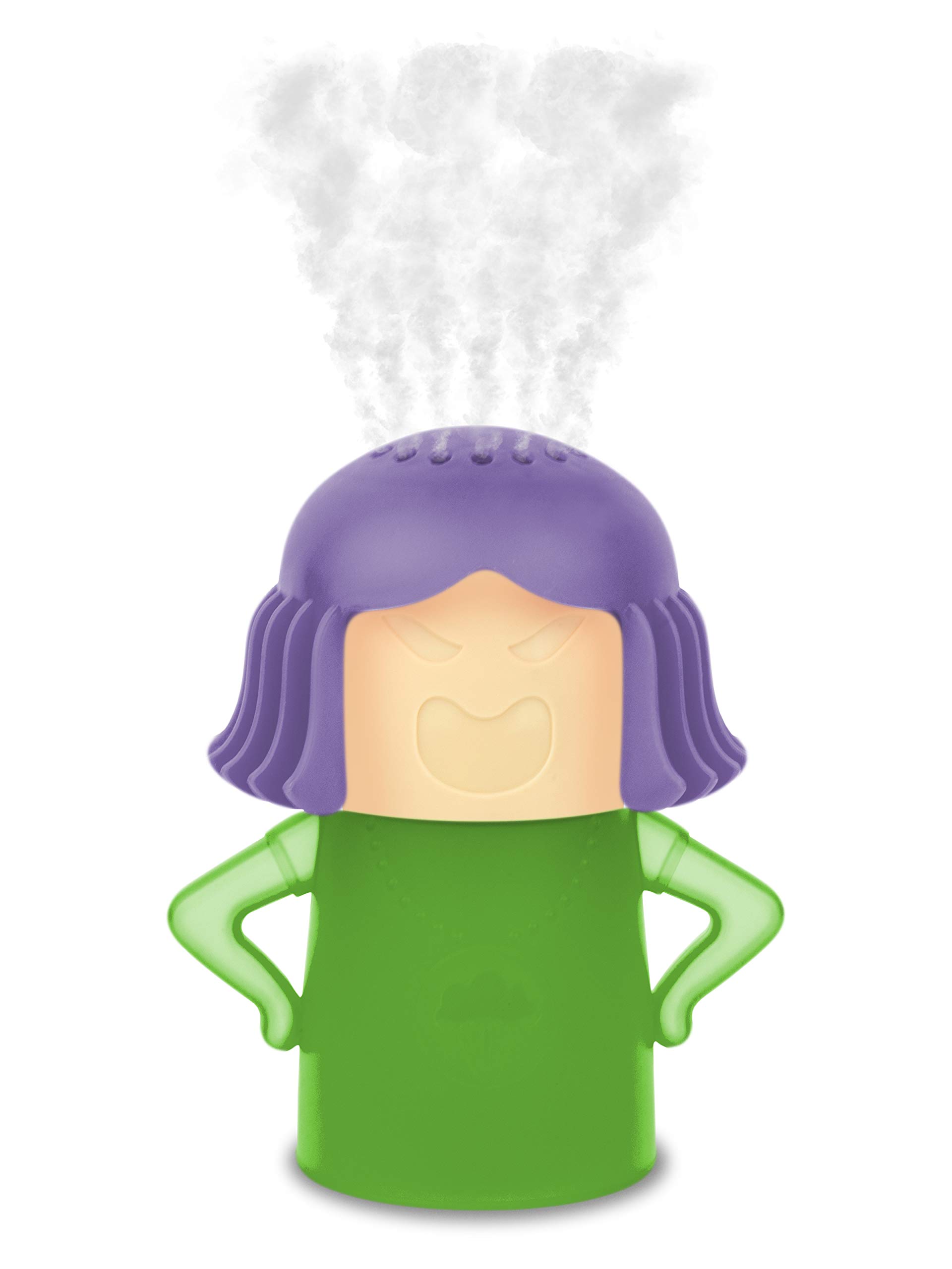 Nettoyeur Four Micro Onde Angry Mama - Nettoyeur Micro-ondes Vapeur - Avec Vinaigre Et Citron - Design Amusant Nettoyeur écologique