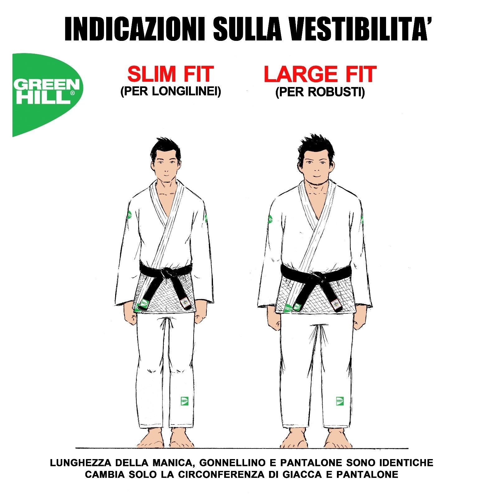 GREEN HILL JUDOGI CLUB 450g/m2 KIMONO JUDO GI UNISEX