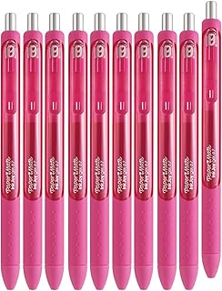 12 Pink Aesthetic Bullet Journal Ideas: Soft and Stylish 15 Paper Mate Inkjoy Gel Retractable Gel Ink Pens, Pack of 10 (Pink, Medium...