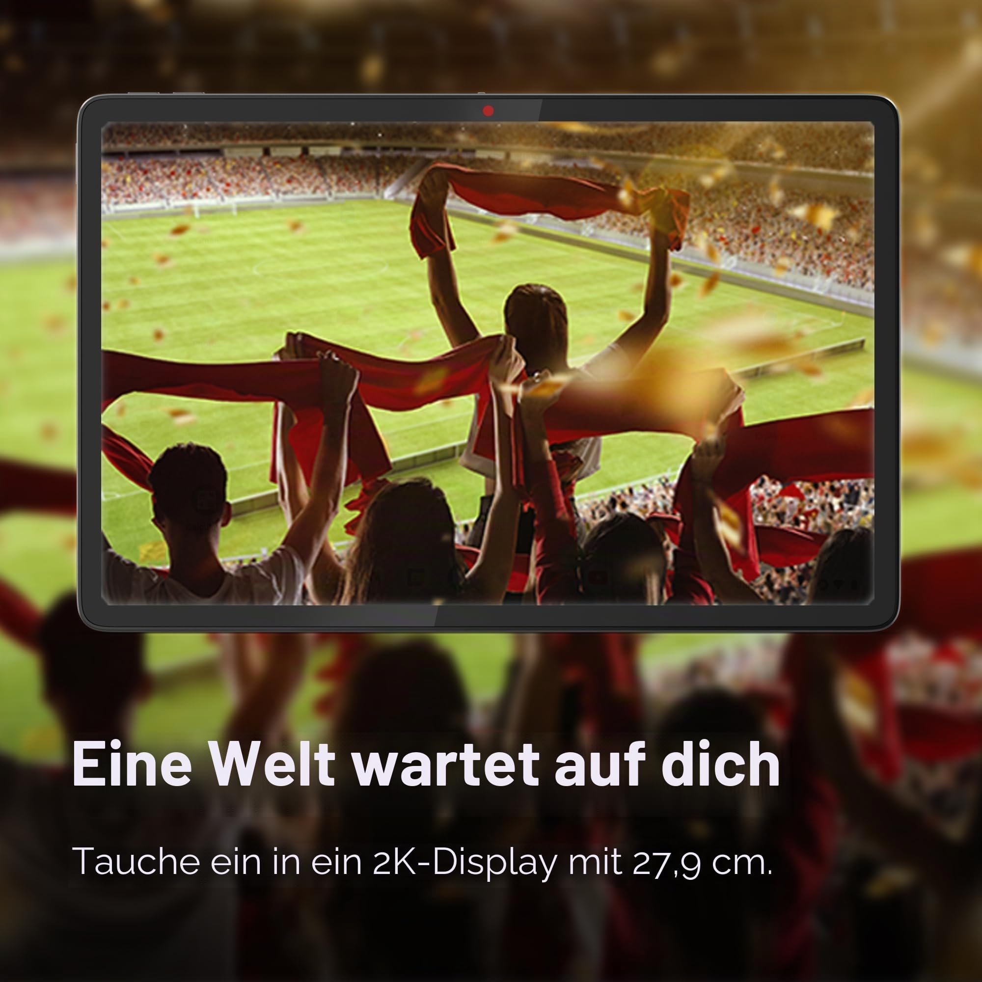 Lenovo Duet Chromebook 27,9 cm (11 Zoll) FHD+ (1920 x 1200), MediaTek Kompanio 838, 8 GB RAM, 128 GB Speicher, Touchscreen, Chrome OS, Folio-Ständer und Tastatur im Lieferumfang enthalten, Luna Grey