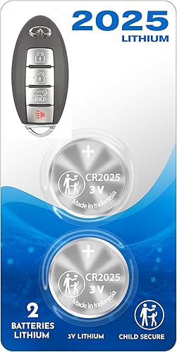 CR2025 2025 Prox Remote Key Fob Shell Case Battery OEM Original (con herramienta de apertura) para Infiniti 2007-2020 Smart Key Remotes incluyendo