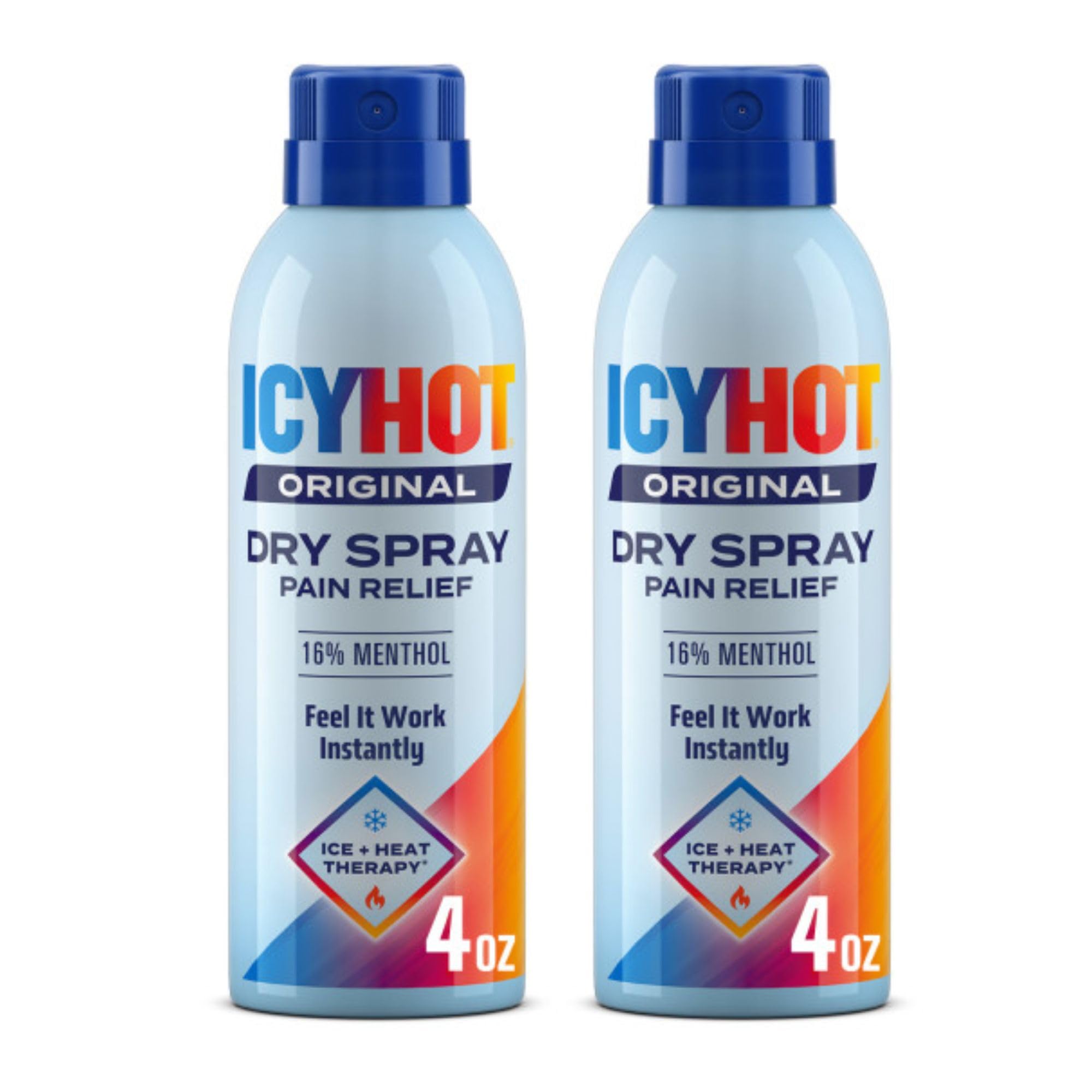 Icy Hot Original Pain Relief Dry Spray, Ice and Heat Therapy, 4 oz., 2-Pack — Amazon image 11