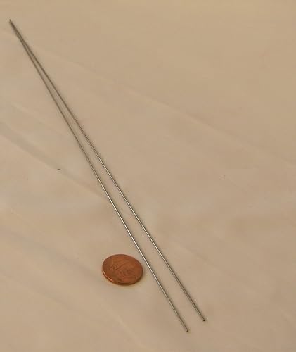 Tubo capilar de acero inoxidable 304, longitud de 11.8in, diámetro de salida de tubo OD 0.020in, paquete de 2