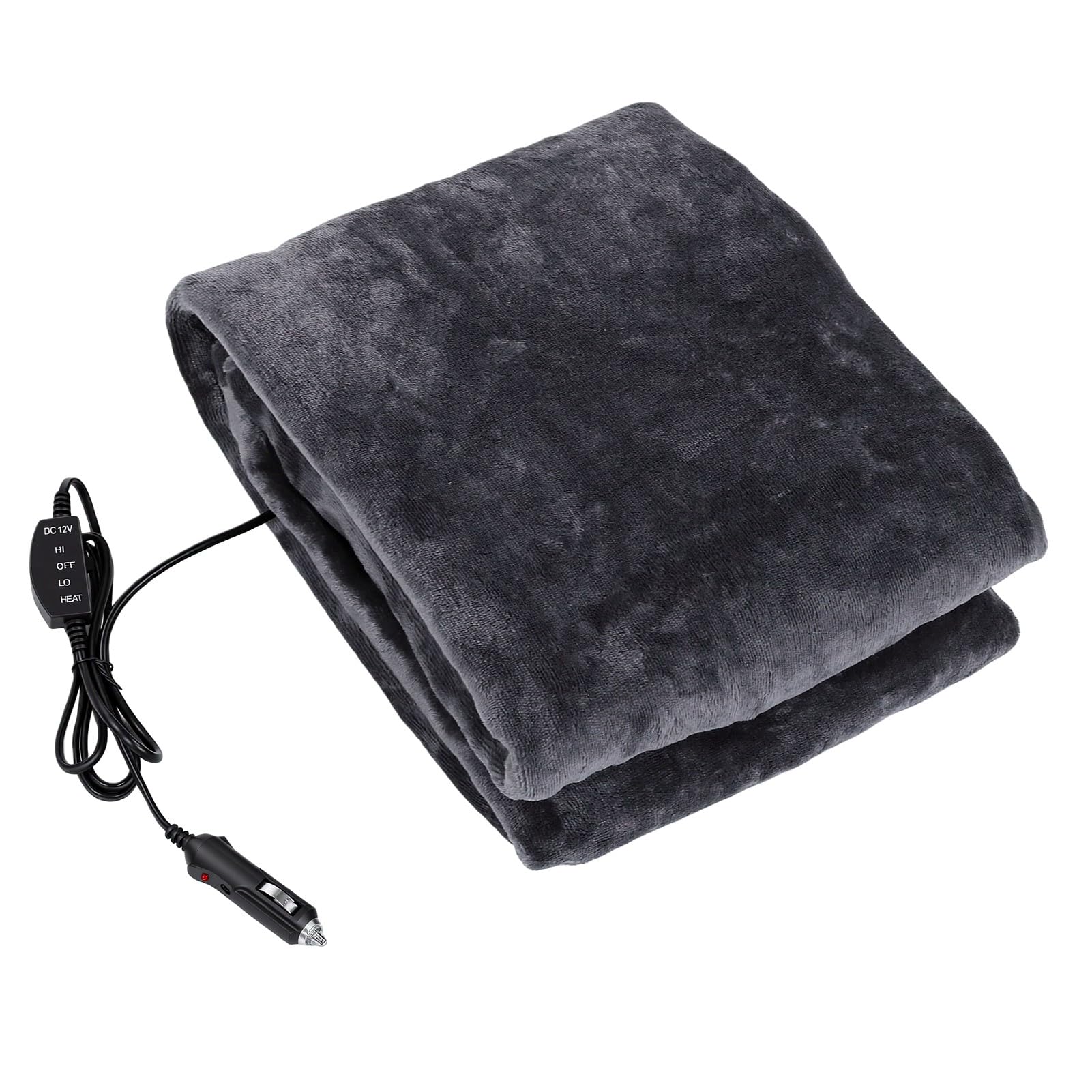 Yctze Couverture Chauffante pour Voiture 12 V, 59 X 39 Po, 3 Réglages de