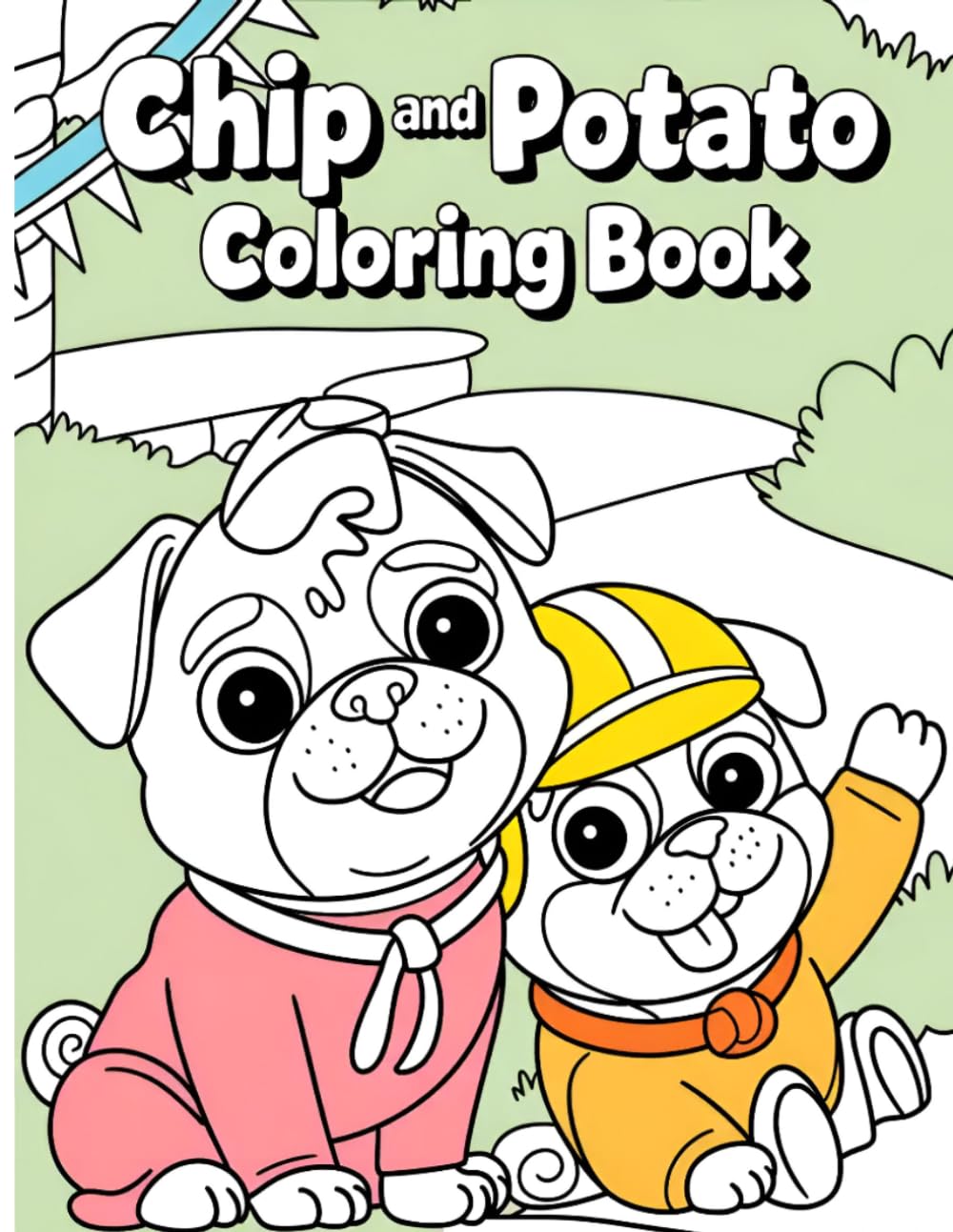 The Coloring Book: Cute, Easy, Bold Coloring Pages for Relaxation & Fun Easy Coloring Pages