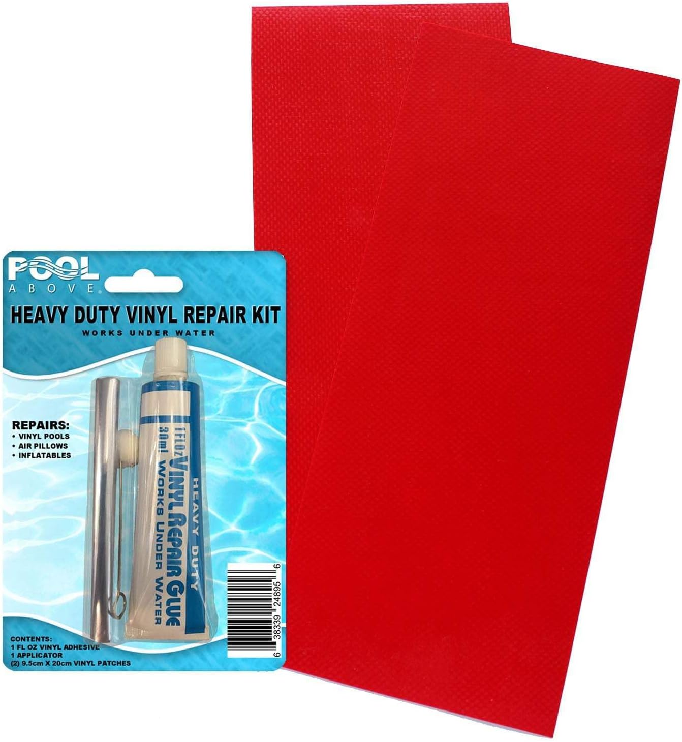 Amazon.com : Pool Above Heavy Duty Vinyl Repair Patch Kit for ...