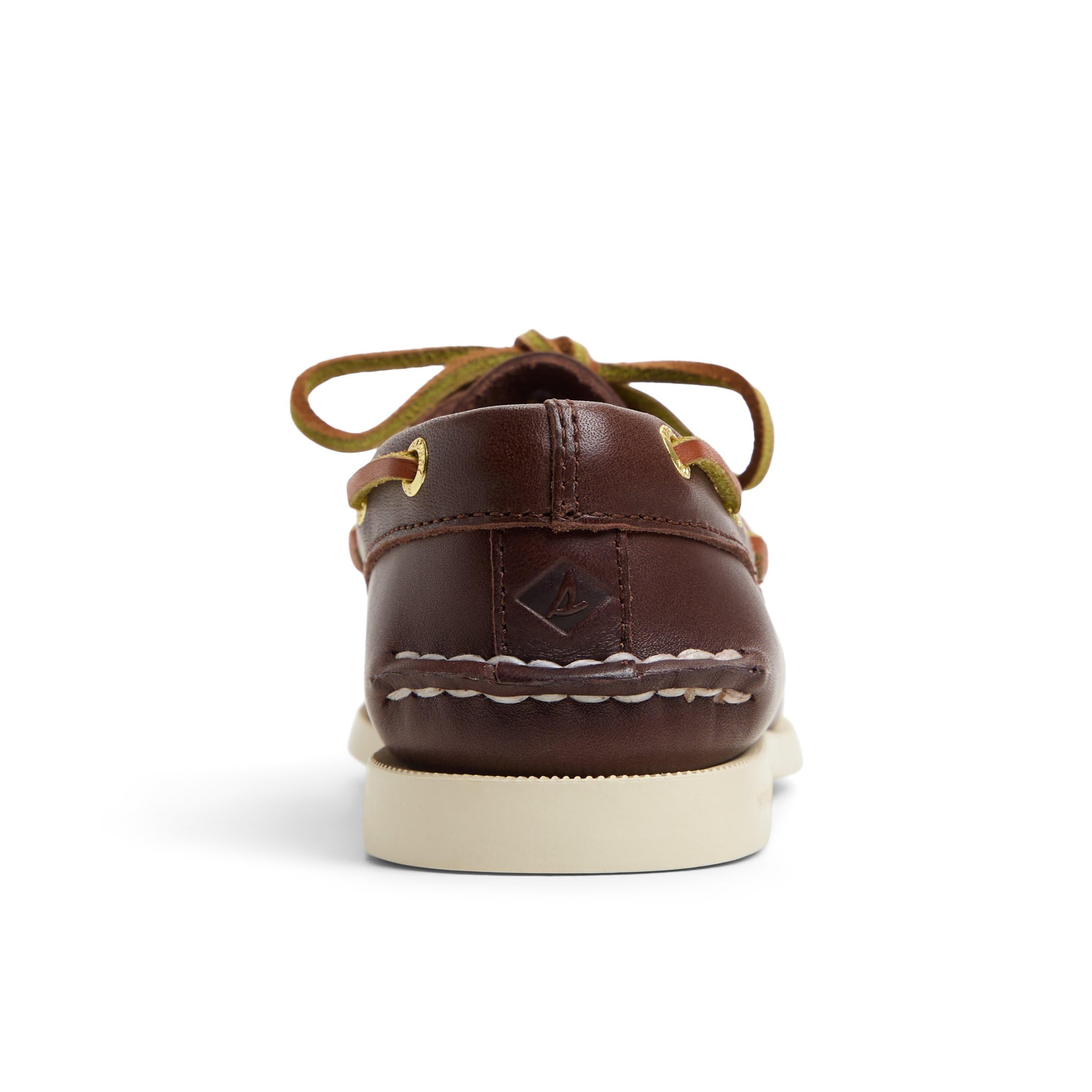 Sperry Authentic 2 Eye Scarpa da Barca da Donna autentica con 2 Occhielli, Argento, 37,5Donna
