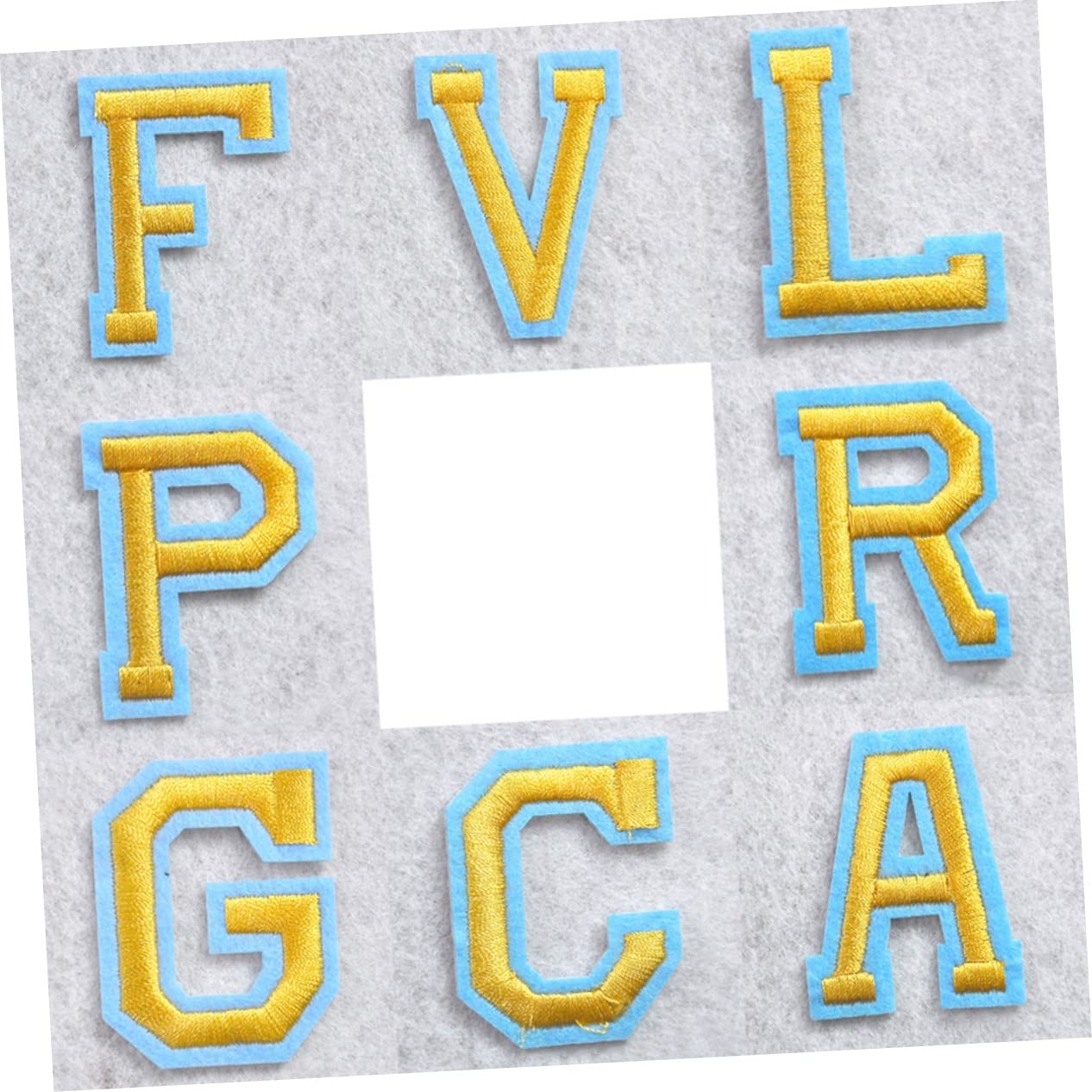 jojofuny 5 Set Toppe Ricamate Alfabeto Patches Termoadesivi Per Riparazioni E Decorazioni Abbigliamento Borse E Facili Da Applicare E Personalizzare 52 Pezzi*5
