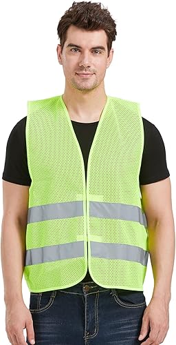 SIFE Mantente seguro y visible con nuestros chalecos de seguridad reflectantes, diseño unisex