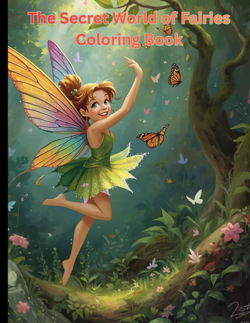 The Secret World of Fairies Coloring Book