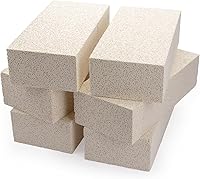 CFKJ 6PCS Insulating Fire Bricks 9x4.5x2.5" 2300°F Rated for Kilns Ovens Forges Fireplaces Blacksmithing
