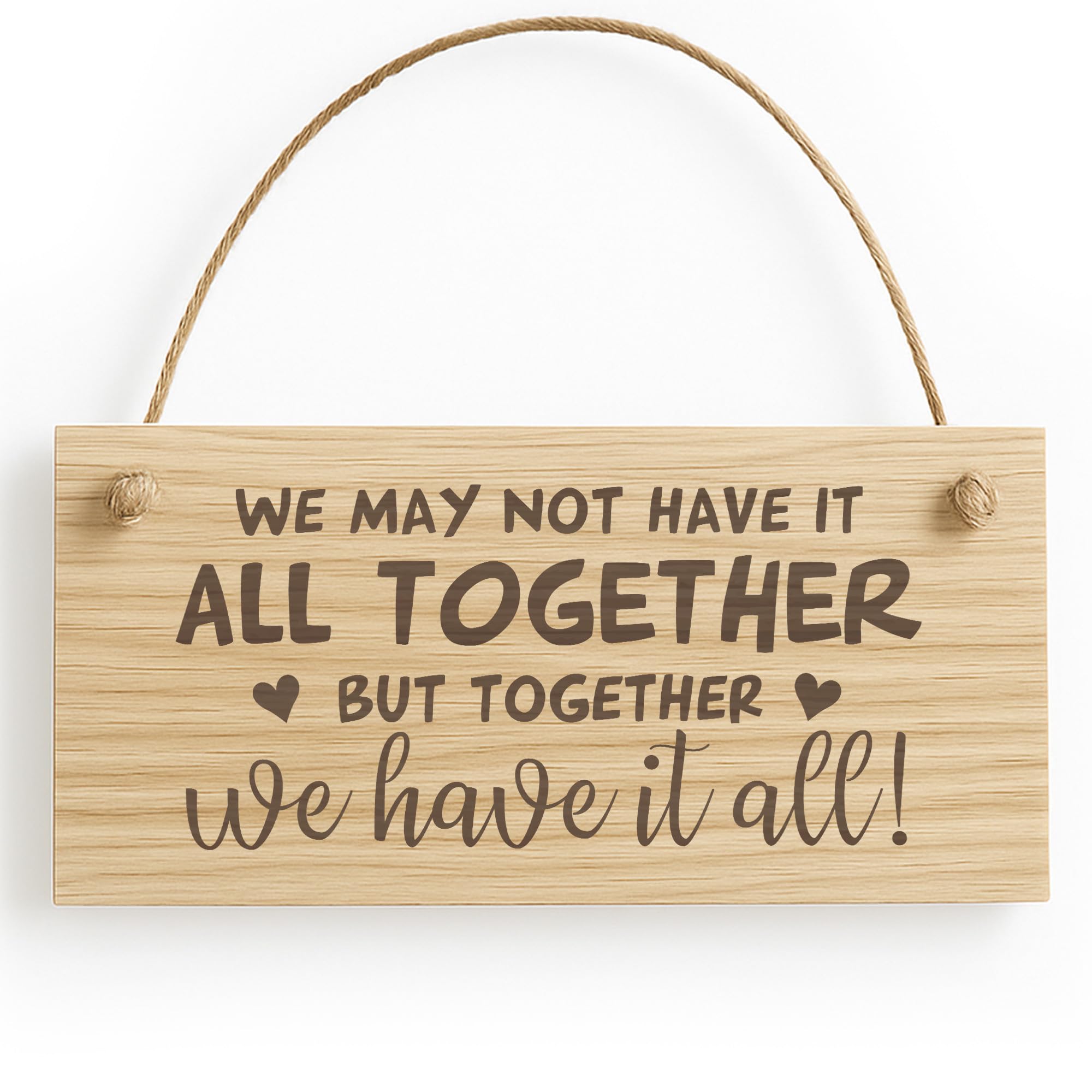 Red Ocean Anniversary Engraved Wooden Plaque Gift For Boyfriend Girlfriend Husband Wife