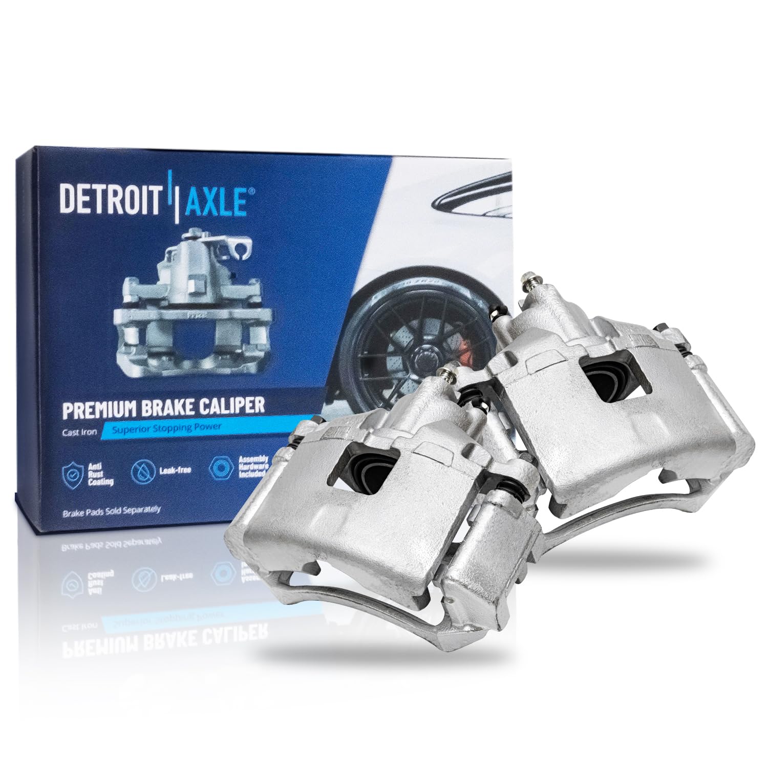 Detroit Axle - Front 2pc Brake Calipers for Buick LaCrosse Allure