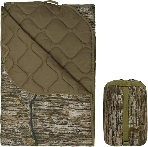 Vista 258 de LOOGU Manta de camuflaje con aislamiento impermeable para acampar al aire libre, senderismo, caza, supervivencia, mochilero, picnic Alpha Green