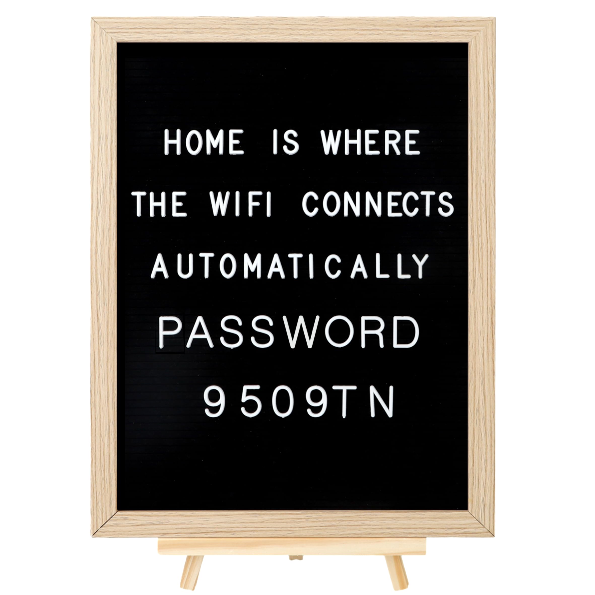 C CRYSTAL LEMON Black Felt Letter Board 12x16" – 776 Pre-Cut Letters (3/4" & 1") – Changeable Message Board for Home, Office, Classroom & Events