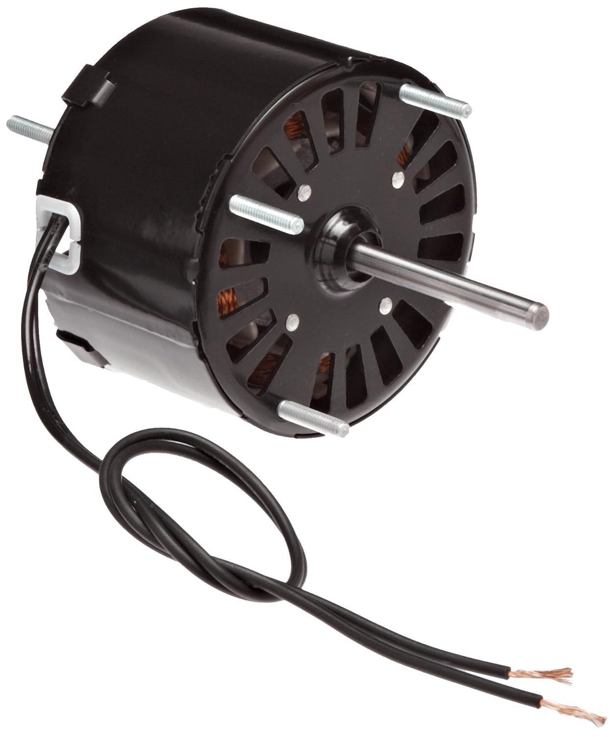 Fasco D120 3.3" Frame Open Ventilated Shaded Pole General Purpose Motor with Sleeve Bearing, 1/70HP, 1500rpm, 115V, 60Hz, 0.7 amps, CW Rotation
