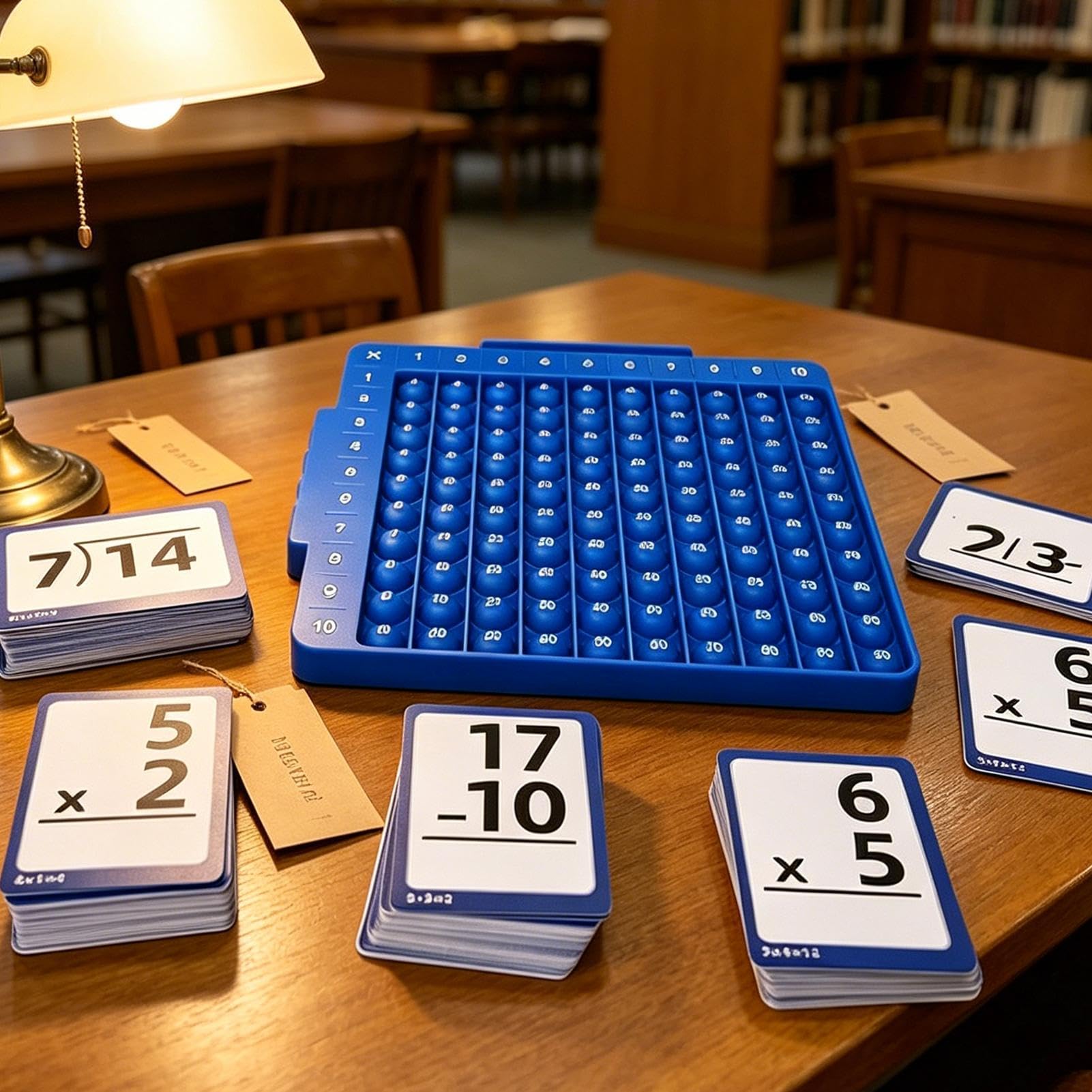 Karty do nauki dodawania Przenośna zabawka edukacyjna z tabliczką mnożenia | Karty Flash Matematyczne do Mnożenia do Nauki w Domu, Szkole, Podróży i na Świeżym Powietrzu dla Dzieci w Wieku Powyżej