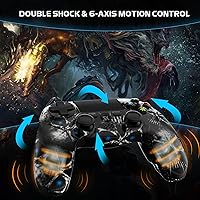 Vista 3 de Wireless Controller for PS4, Controller for Sony PlayStation 4, Double Shock 6-Axis Motion Sensor, Sensitive Touch Pad, Built-in Speaker & Stereo