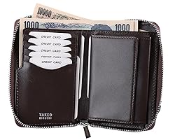 TAKEO KIKUCHI ミドルウォレット イタリアンレザー ヌメ牛革 Amazon | [TAKEO KIKUCHI] 財布 二つ折り ラウンドファスナー 本