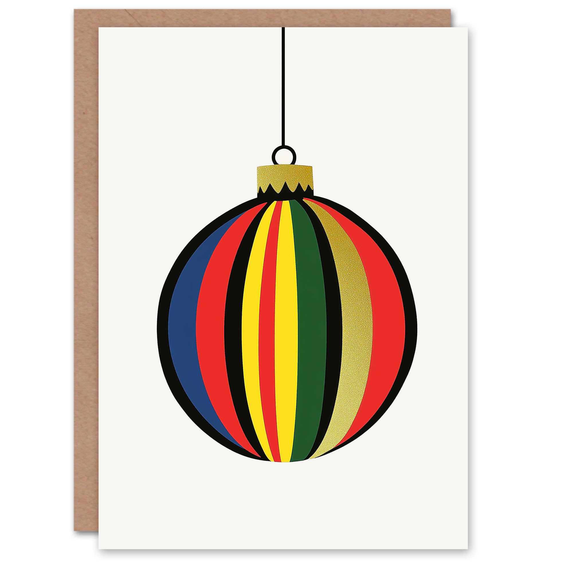 Wee Blue Coo Single Bauble Ornament Xmas Christmas Card