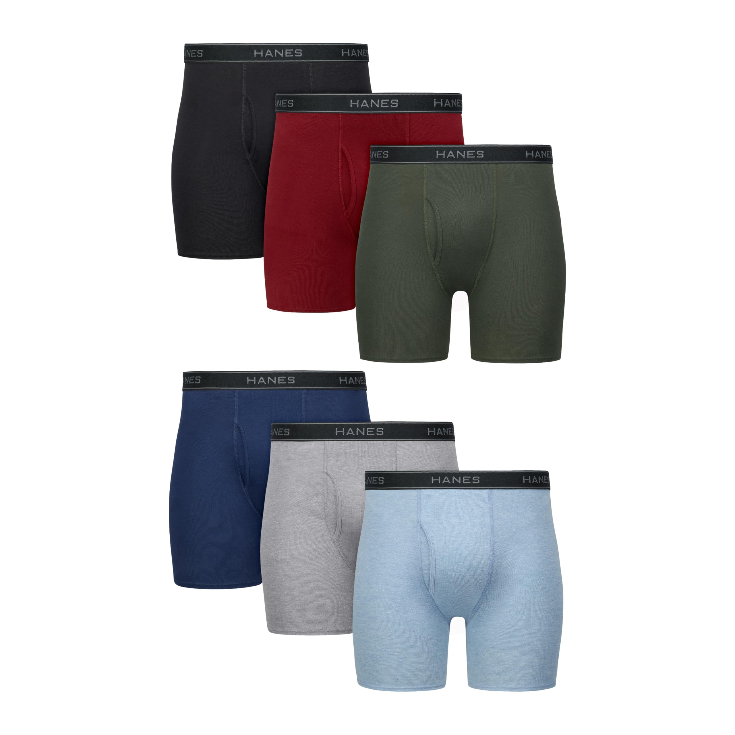 Hanes mens Underwear Boxer Briefs Pack