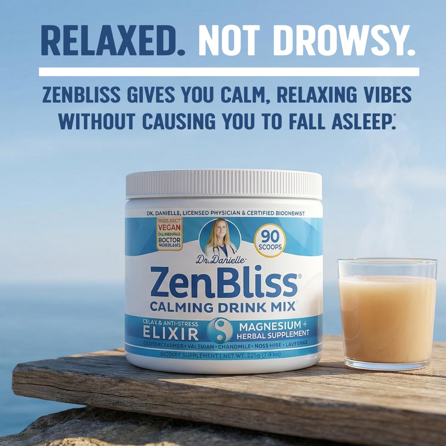 Amazon.com: Zenbliss Calming Magnesium Drink Mix for Relaxation