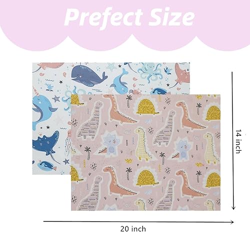 Miniatura 3 de Fundas de almohada para niños pequeños paquete de 2 fundas de almohada 100 algodón se adapta a almohadas de 13 x 18 o 12 x 16 pulgadas para ropa de