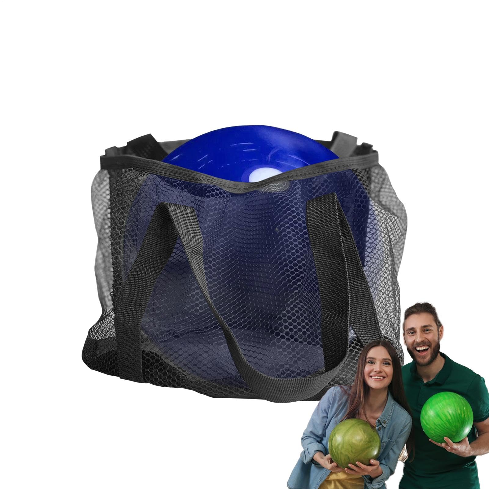 Bolsa de bolos individual con bolsillo de malla transpirable 8