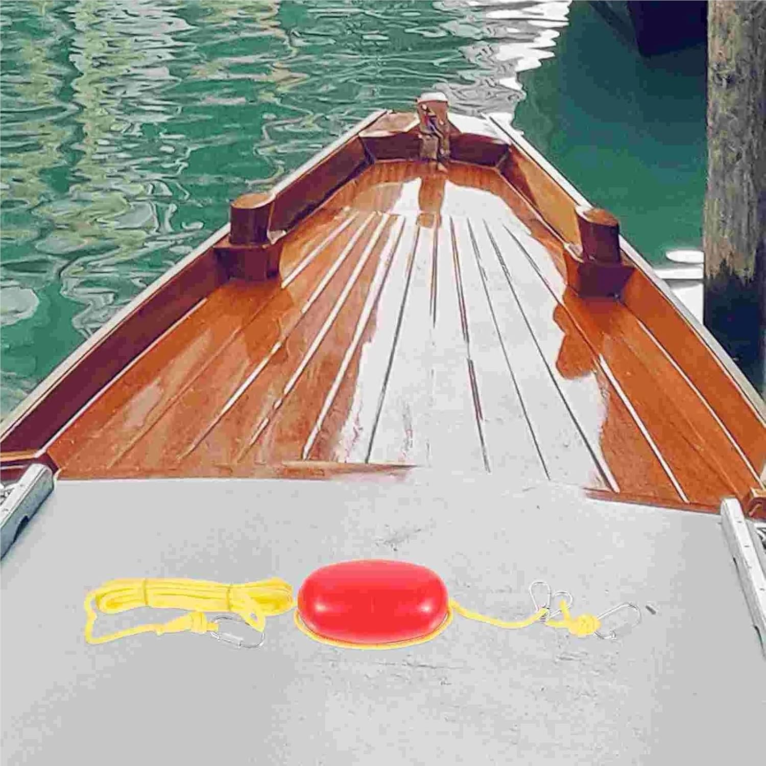 アンカーロープ、 浮力ボールカヌーアンカーロープマリンボートフローティングメタルナイロンドリフトソックス釣り用 、腐らない