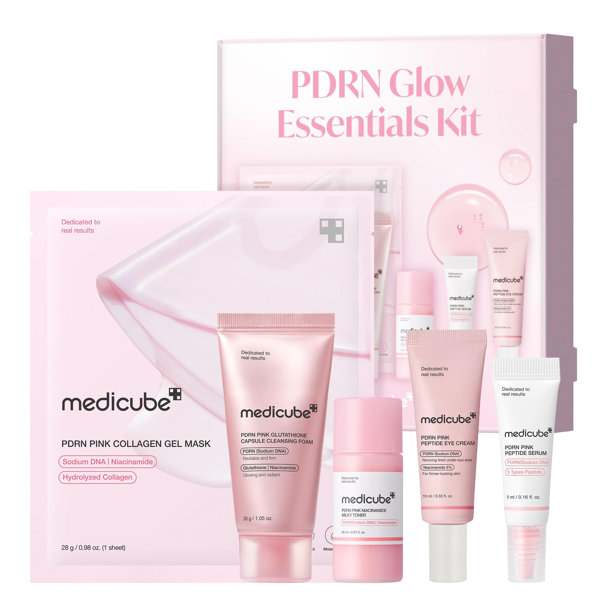 Amazon.com: medicube PDRN Glow Essentials Kit, Mini Skincare