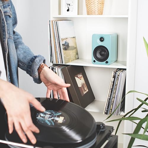 Miniatura 8 de Kanto Altavoces alimentados YU4GW con Bluetooth y preamplificador de teléfono integrado, modo de espera y arranque automático, control remoto