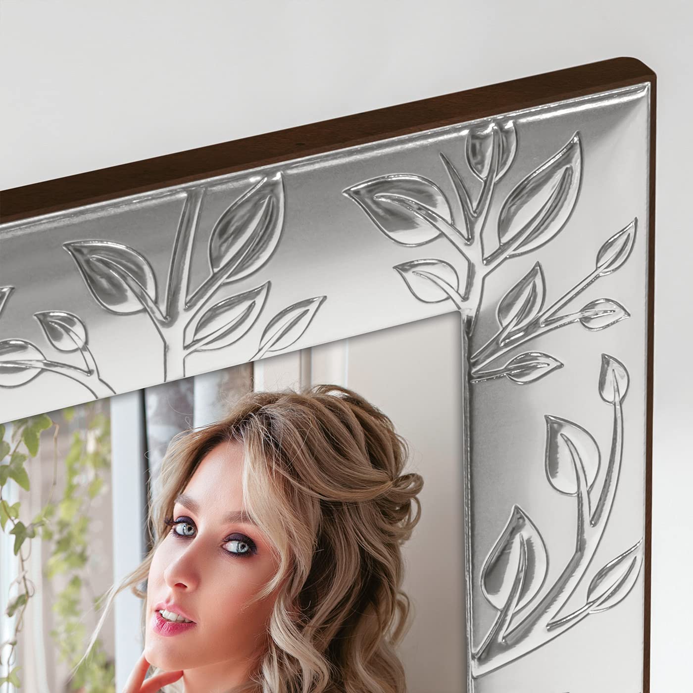 zep srl Cornice SIRACUSA da Tavolo in Silver Plated per foto 13X18, Posizionabile Orizzontalmente. Placcata Argento. Made in Italy